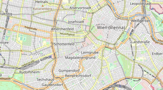 Restaurant auf Karte