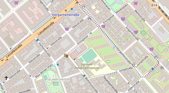 Restaurant auf Karte