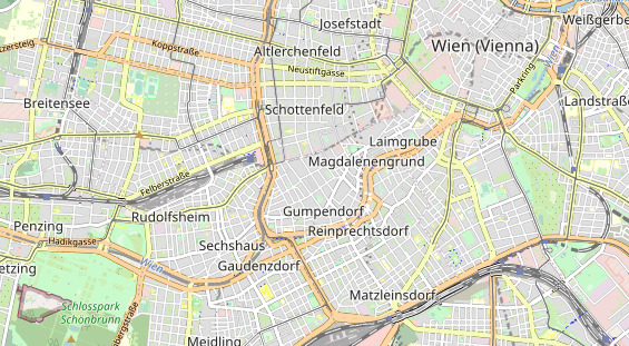 Restaurant auf Karte