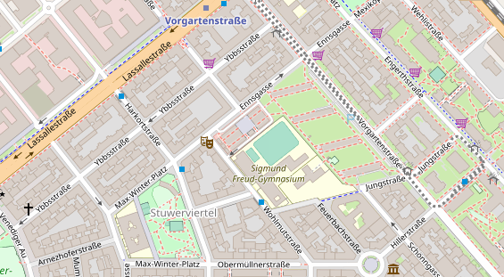 Restaurant auf Karte