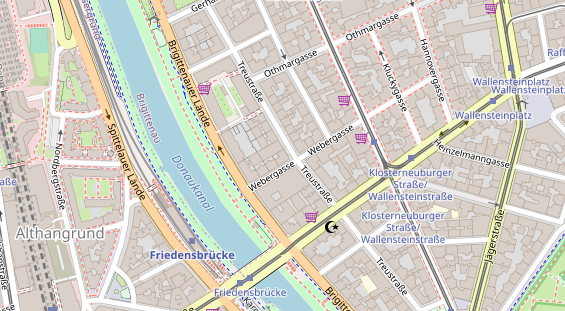 Restaurant auf Karte