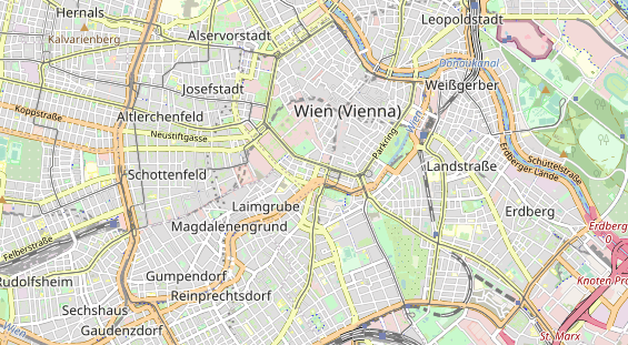 Restaurant auf Karte