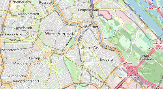 Restaurant auf Karte