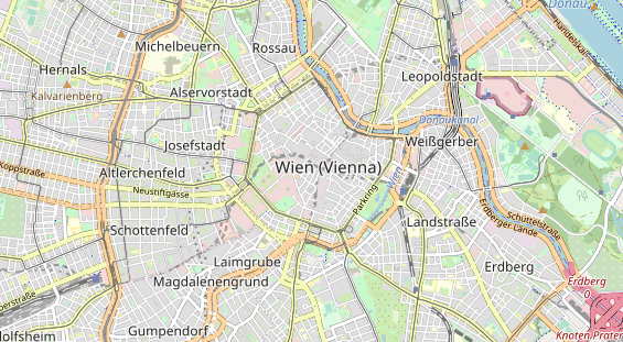 Restaurant auf Karte