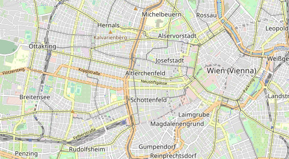 Restaurant auf Karte