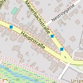 Restaurant auf Karte