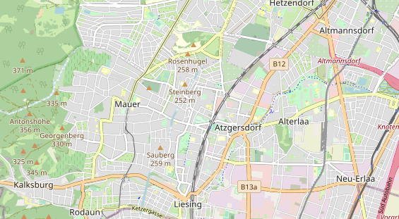 Restaurant auf Karte