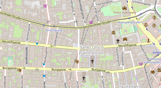 Restaurant auf Karte