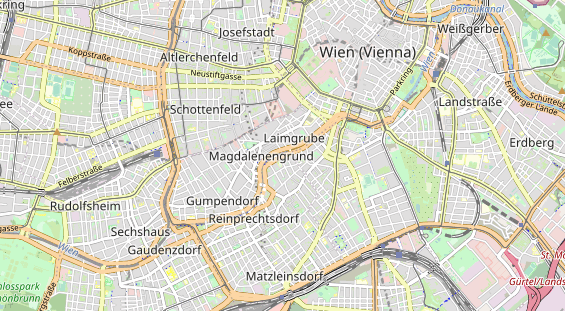 Restaurant auf Karte