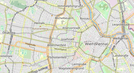 Restaurant auf Karte