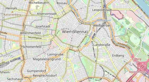 Restaurant auf Karte