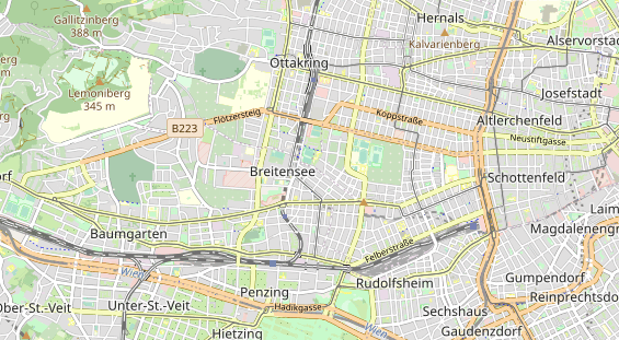 Restaurant auf Karte