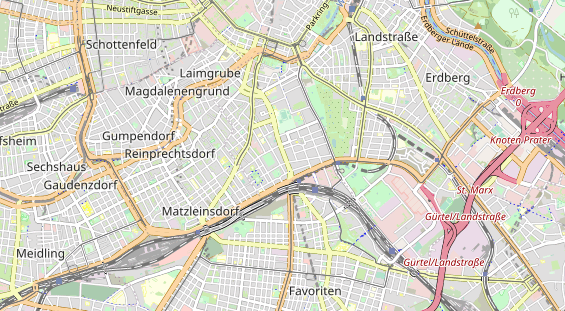 Restaurant auf Karte