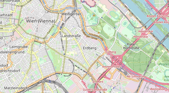 Restaurant auf Karte