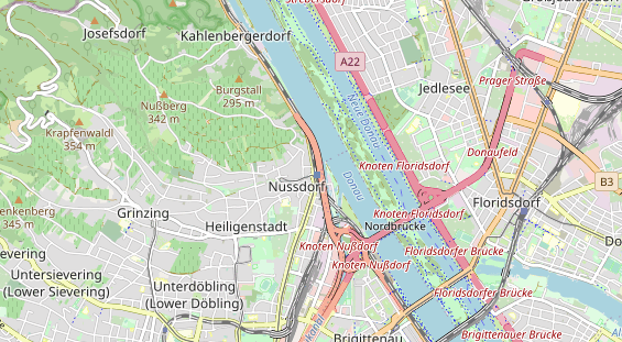 Restaurant auf Karte