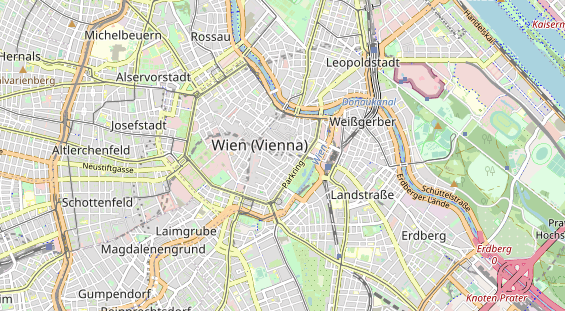 Restaurant auf Karte