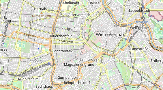 Restaurant auf Karte