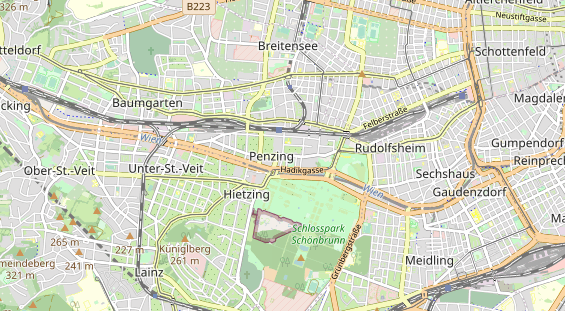 Restaurant auf Karte