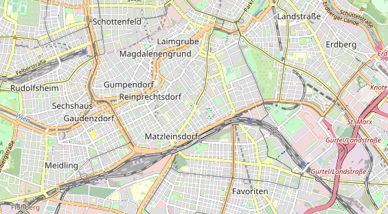 Restaurant auf Karte