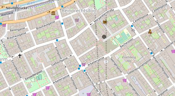 Restaurant auf Karte