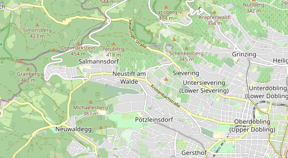 Restaurant auf Karte