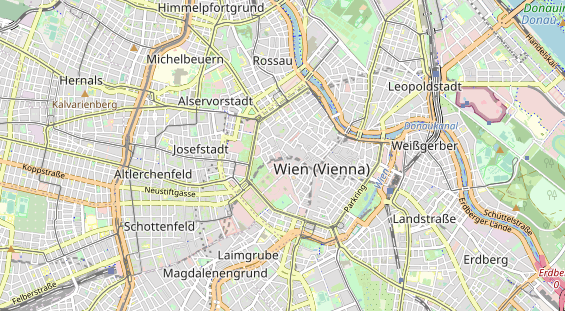 Restaurant auf Karte