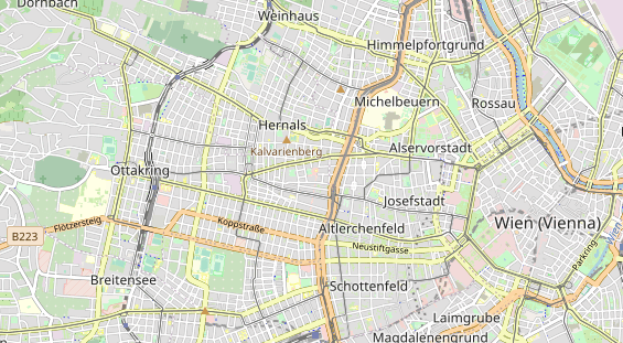 Restaurant auf Karte