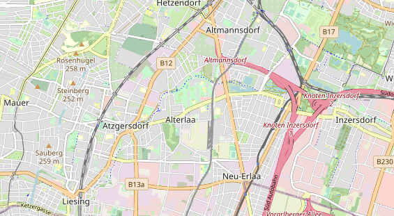 Restaurant auf Karte