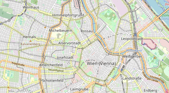 Restaurant auf Karte