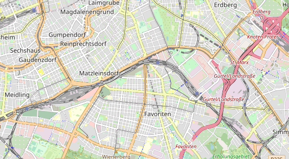 Restaurant auf Karte