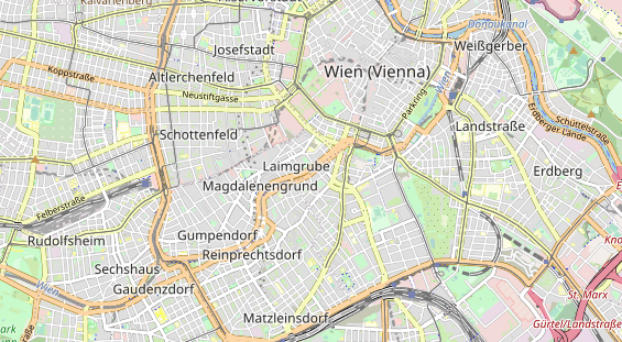 Restaurant auf Karte