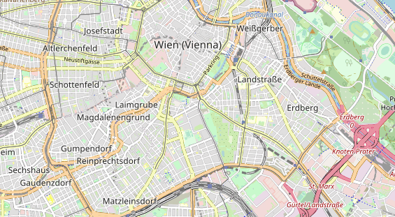 Restaurant auf Karte