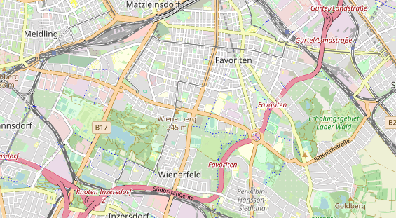 Restaurant auf Karte