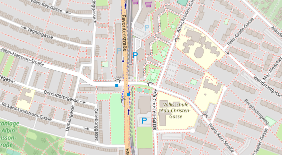 Restaurant auf Karte