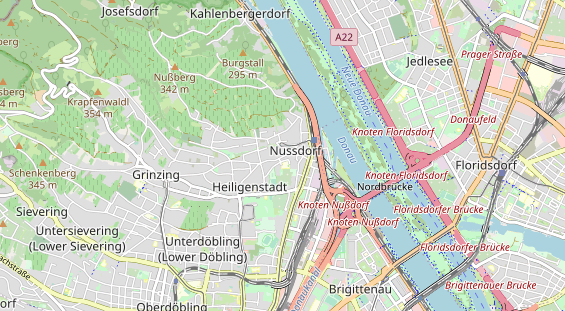 Restaurant auf Karte