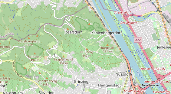 Restaurant auf Karte