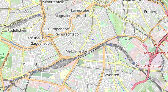 Restaurant auf Karte