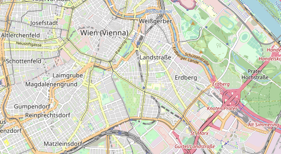 Restaurant auf Karte