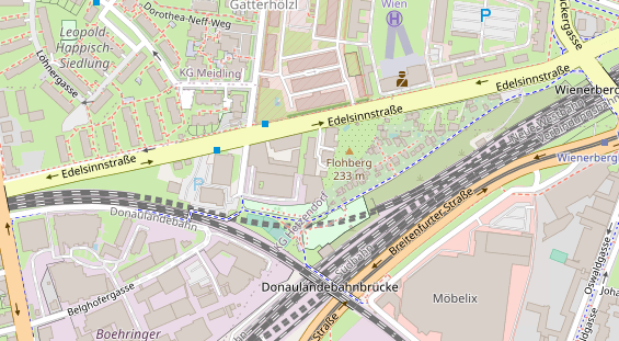 Restaurant auf Karte