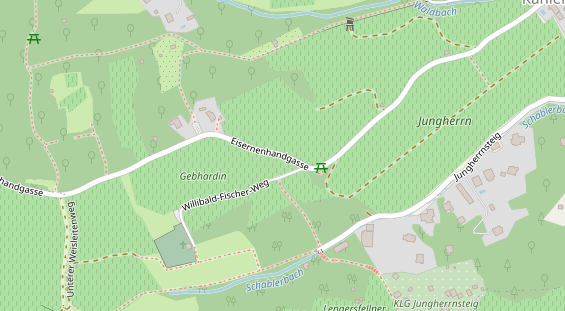 Restaurant auf Karte