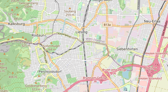 Restaurant auf Karte