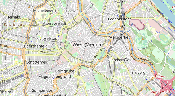 Restaurant auf Karte