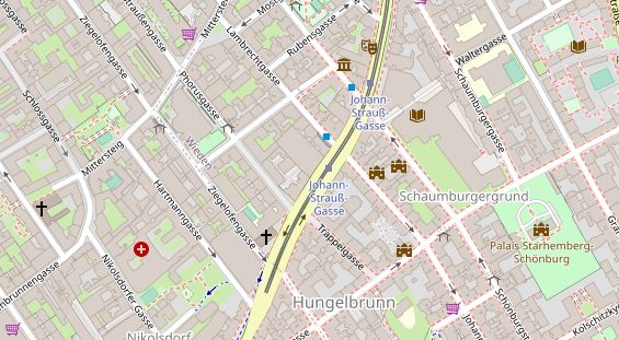 Restaurant auf Karte