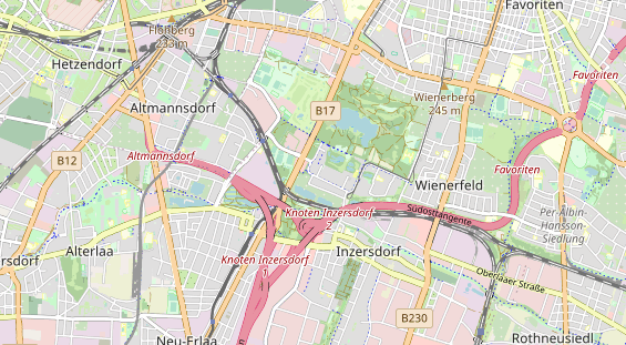 Restaurant auf Karte