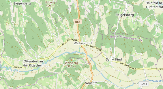 Restaurant auf Karte