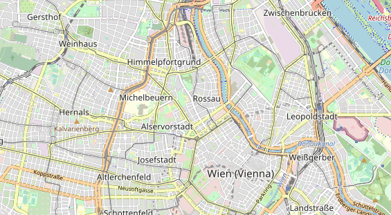 Restaurant auf Karte