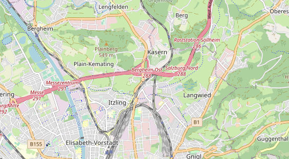 Restaurant auf Karte