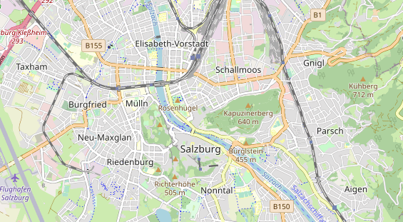 Restaurant auf Karte