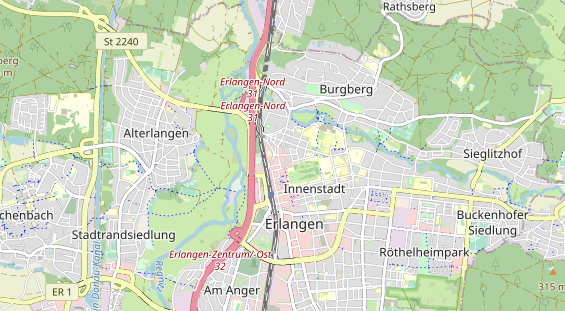 Restaurant auf Karte