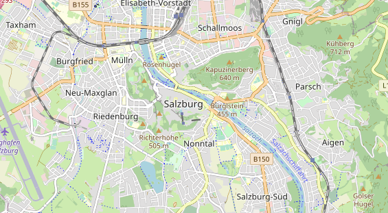 Restaurant auf Karte